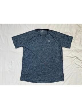 Under Armour men’s side 3X “the tech tee” blue loose fit tshirt